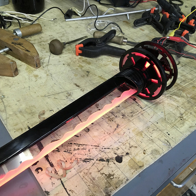 Laser sword by Jeff Church - Sword, Longpost, Creation, Backlight, Craft