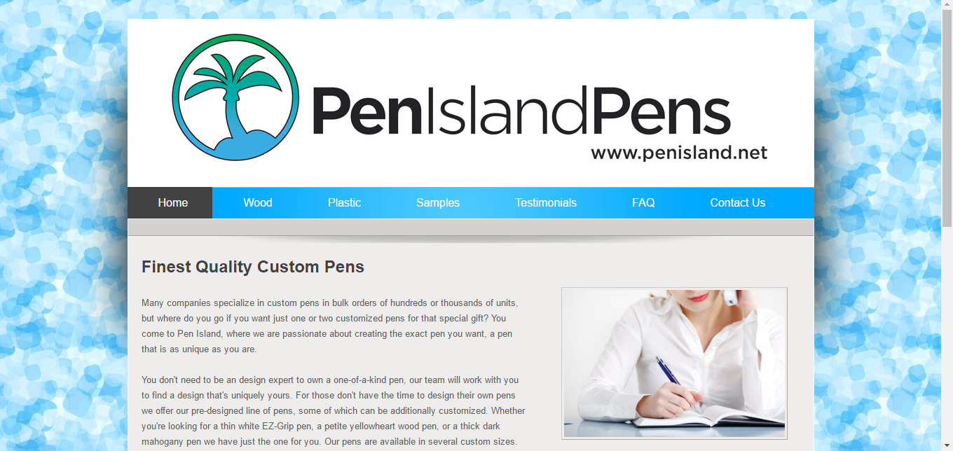 Not the best name for the site and company - Pen, Island, Site