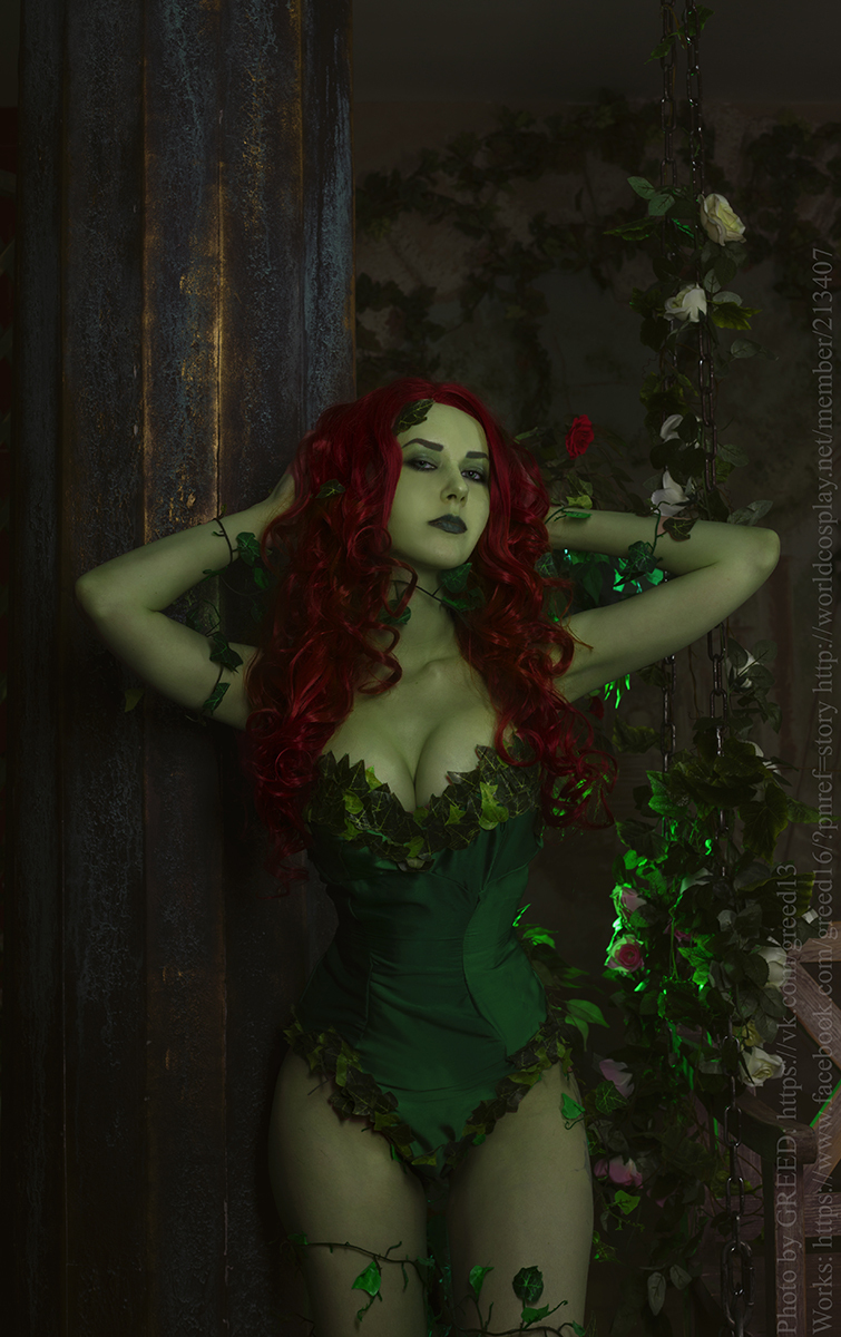 Poison Ivy and Catwoman cosplay based on DC comics - My, Cosplay, DC, Poison ivy, Catwoman, Longpost, Dc comics