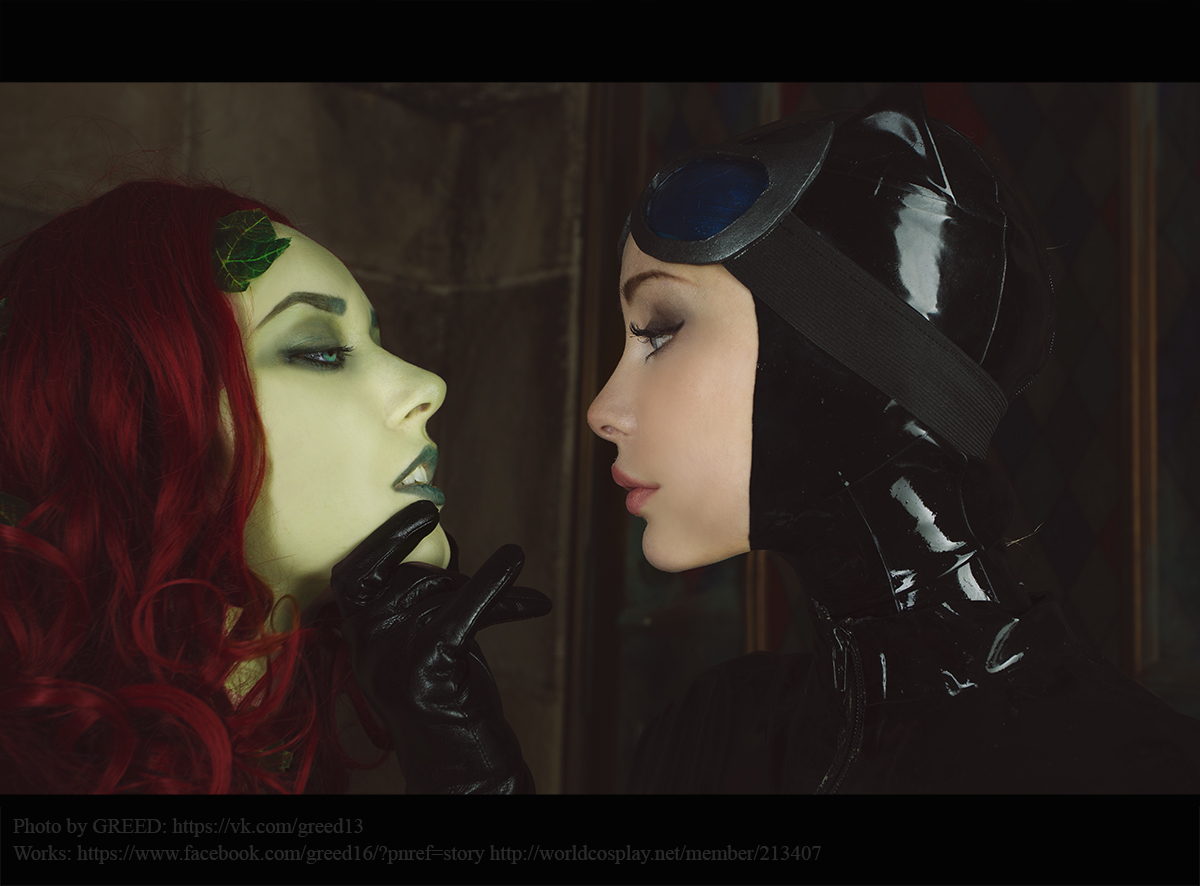 Poison Ivy and Catwoman cosplay based on DC comics - My, Cosplay, DC, Poison ivy, Catwoman, Longpost, Dc comics