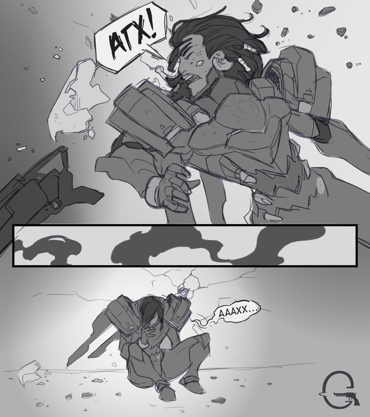 This is our secret... (part 2) - Overwatch, Reaper, Pharah, Comics, Longpost