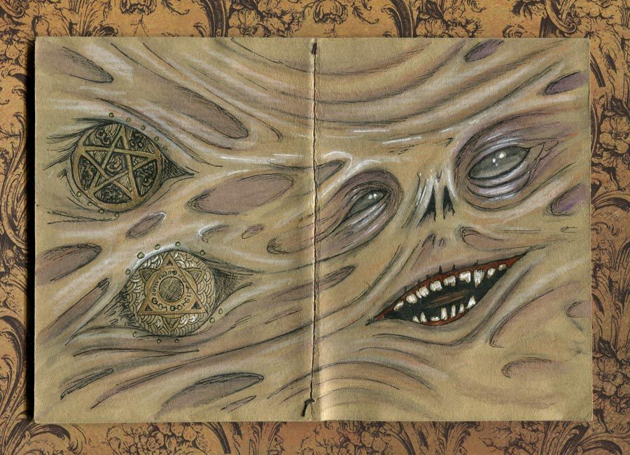 Monster Drawings by Howard Phillips Lovecraft (Part 2) - Howard Phillips Lovecraft, Lovecraft, Drawing, Monster, Longpost