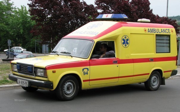 Ambulance on the basis of Zhiguli from Yugoslavia - Auto, Car, Ambulance, Zhiguli, Tuning, Yugoslavia