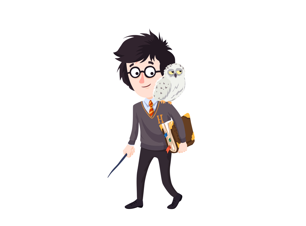 Characters from the Harry Potter series - My, Harry Potter, Magic, Harry Potter Book, , Illustrations, Characters (edit), Hermione, Draco Malfoy, Longpost