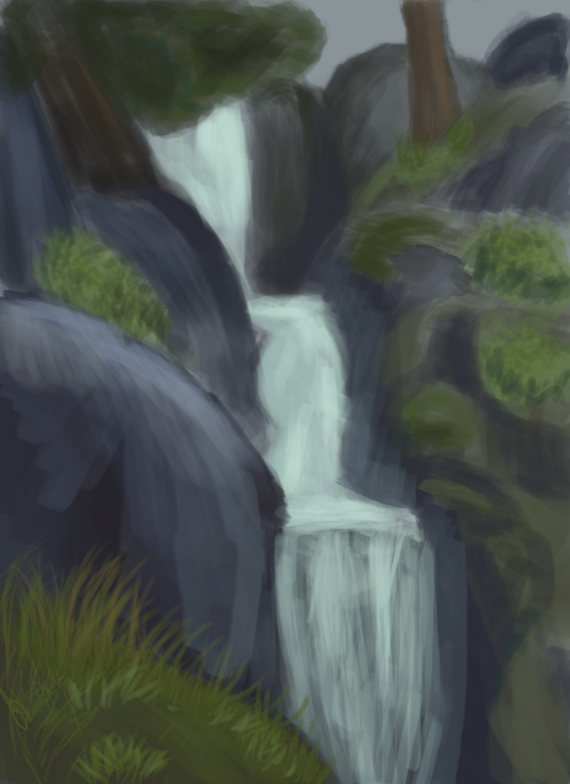 Maybe one of the WoW players will recognize a familiar location :D - My, Wow, World of warcraft, Art, Drawing