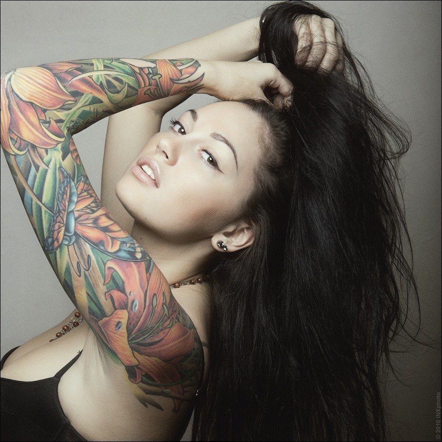 Girls in tattoo) I love them ^^ - NSFW, Girls, Tattoo, Hobby, Longpost