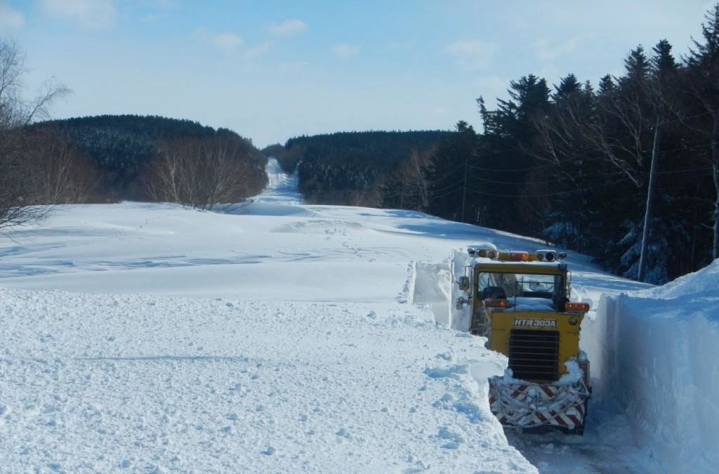 Winter, road builder triumphant.... - Sakhalin, , , Snow, Road