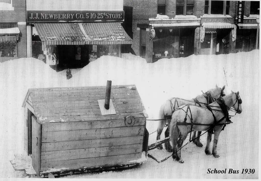 School bus in northern Maine - Bus, School