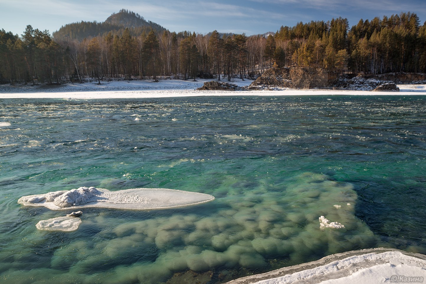Bottom ice - Photo, Altai, Ice, River, Svetlana Kazina, Longpost, Altai Republic