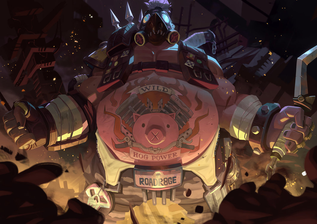 Roadhog - Art, Games, Overwatch, Roadhog, Nesskain