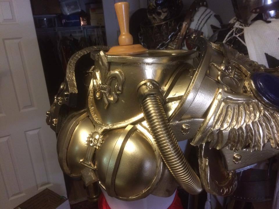 Dad makes a costume for his daughter - Craft, Costume, Adepta Sororitas, Longpost, Creation, Warhammer 40k