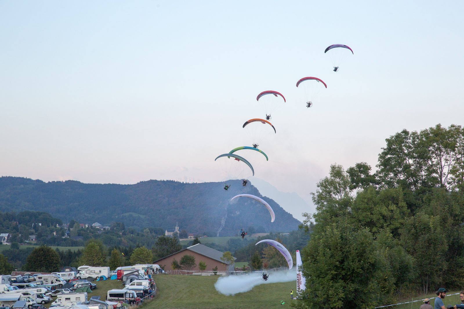 Paraacrobatics. - My, Paramotor, Motorized paraglider, , Paragliding, Flight, 