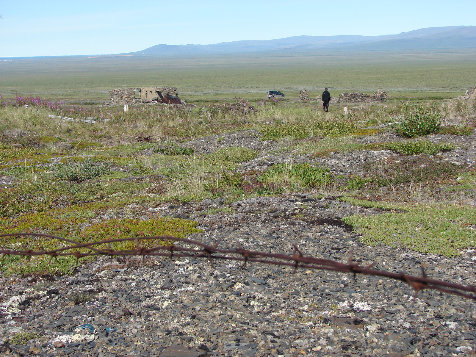 Uranium mines in Chukotka. Tundra. Summer. Lampovo. - Arctic, Work, North, Russia, Tundra, Sea, Expedition, Longpost