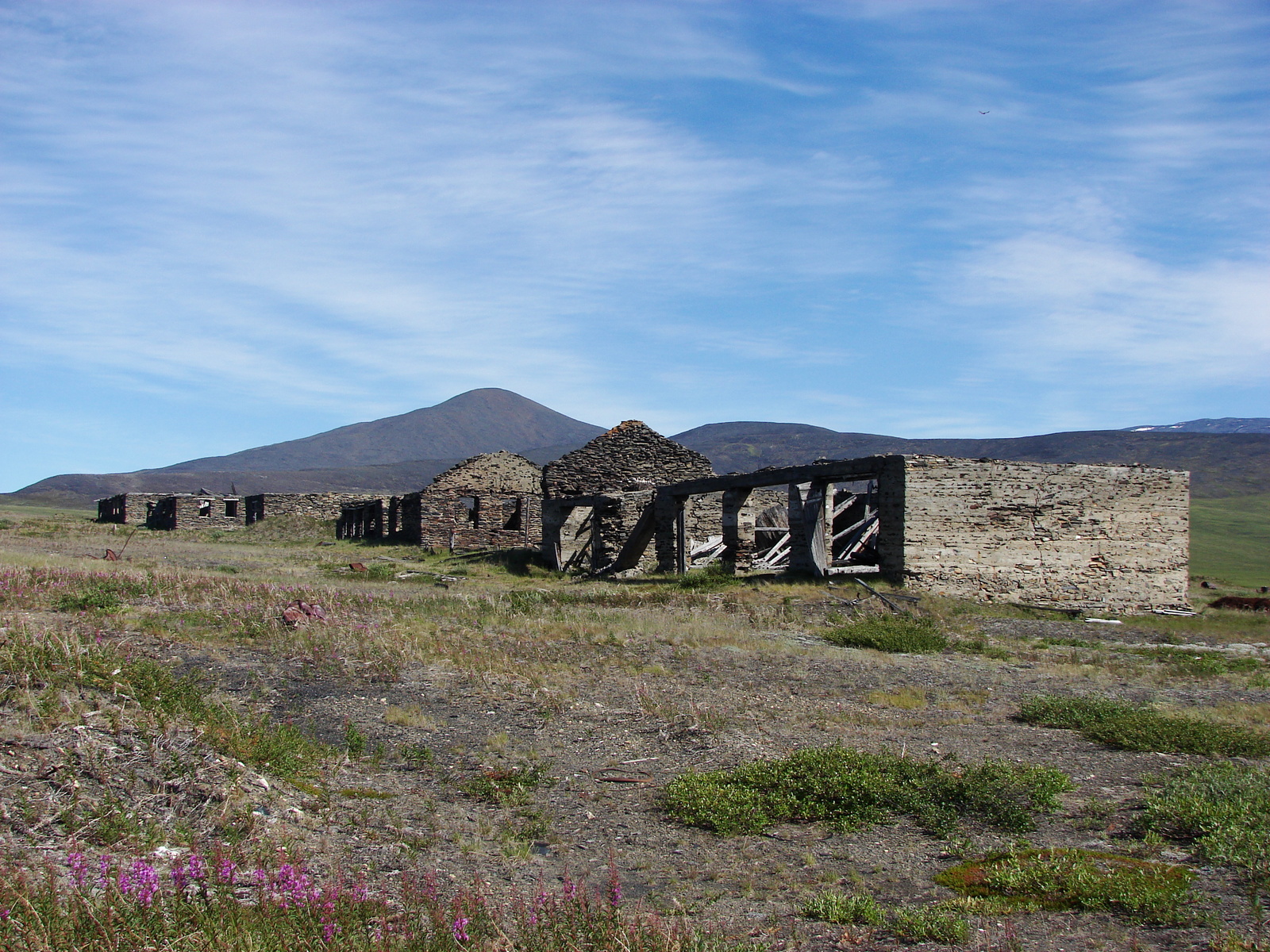 Uranium mines in Chukotka. Tundra. Summer. Lampovo. - Arctic, Work, North, Russia, Tundra, Sea, Expedition, Longpost