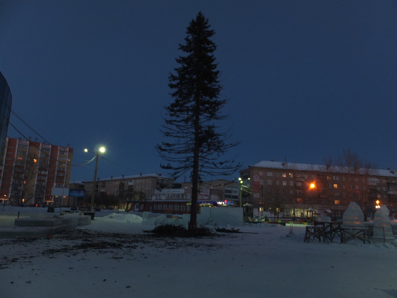 New Year is rushing towards us - My, Chelyabinsk, Kopeysk, Chelyabinsk severity, , Christmas trees, New Year, Longpost