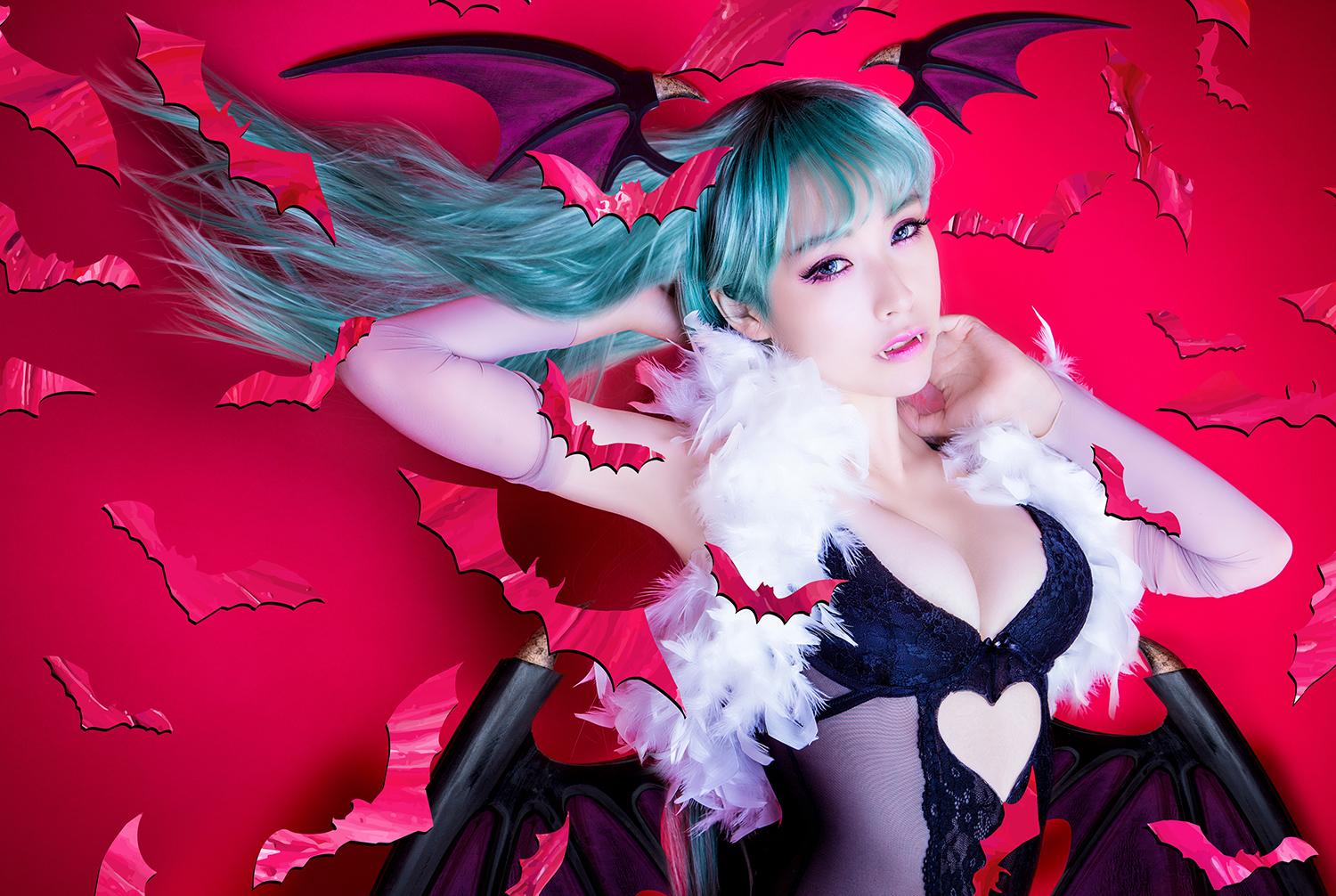 Cosplay.Morrigan Aensland.Darkstalkers' Revenge - Косплей, Девушки, Аниме, Игры, Morrigan Aensland, Длиннопост