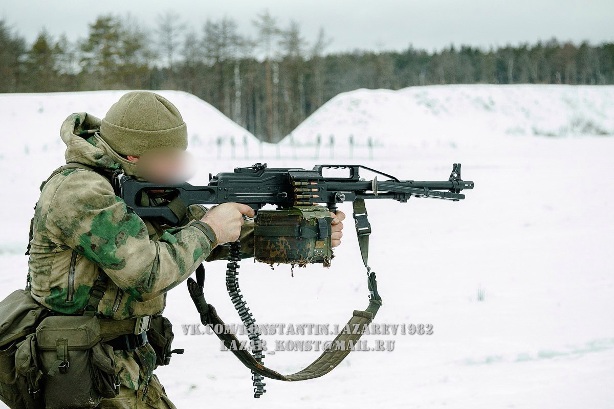 Machine guns and machine gunners of the special forces of the internal troops - Submachine gun, Pechenegs, Kalashnikov machine gun, , Photo, Special Forces, BB, Longpost