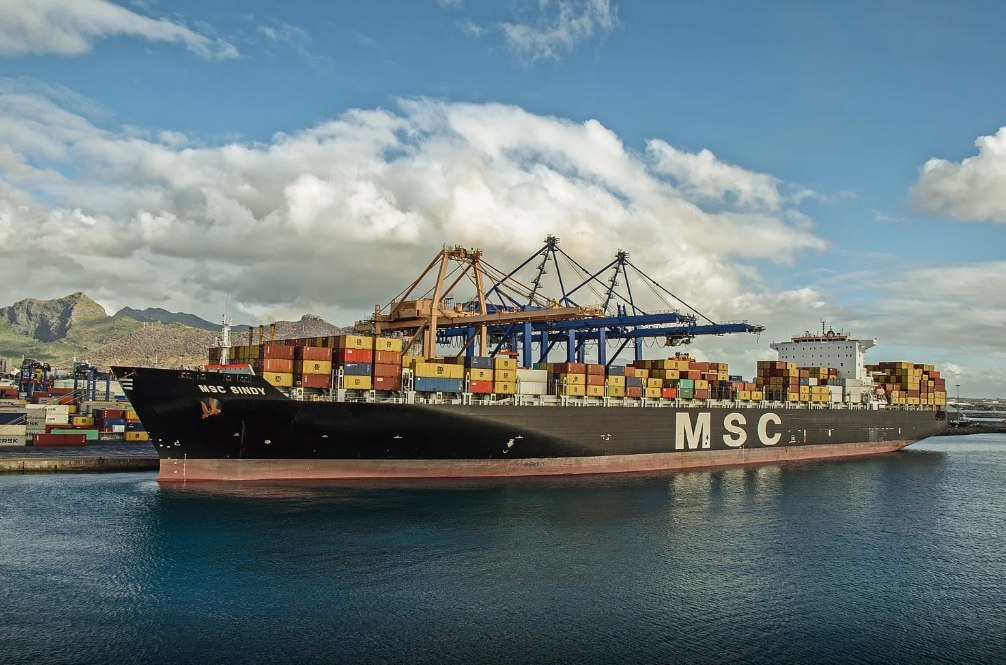 Container ship - Msc, , Vessel, Ship, Sea, Vessel, Container, Swimming