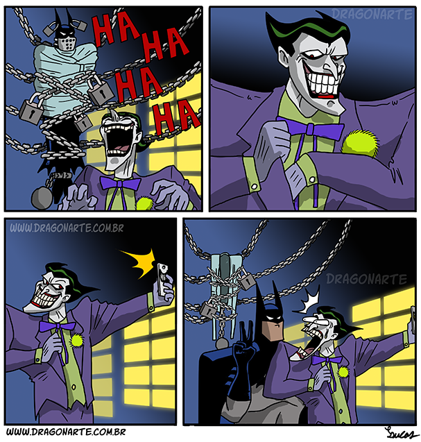 bruce and selfie - Batman, Batman, Joker, , Comics