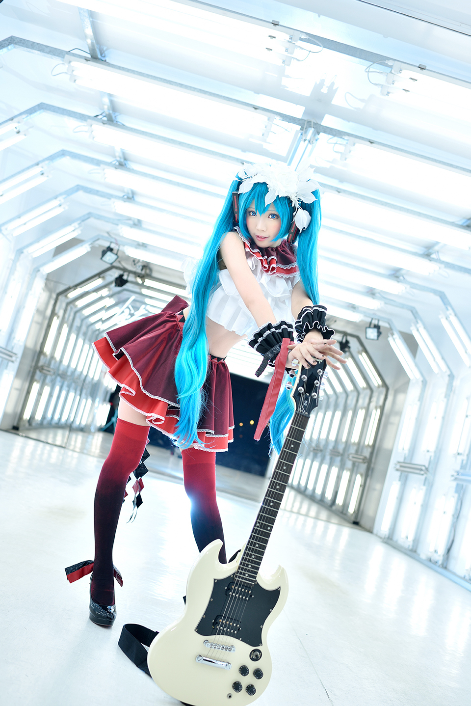 Cosplay Hatsune Miku. | Пикабу