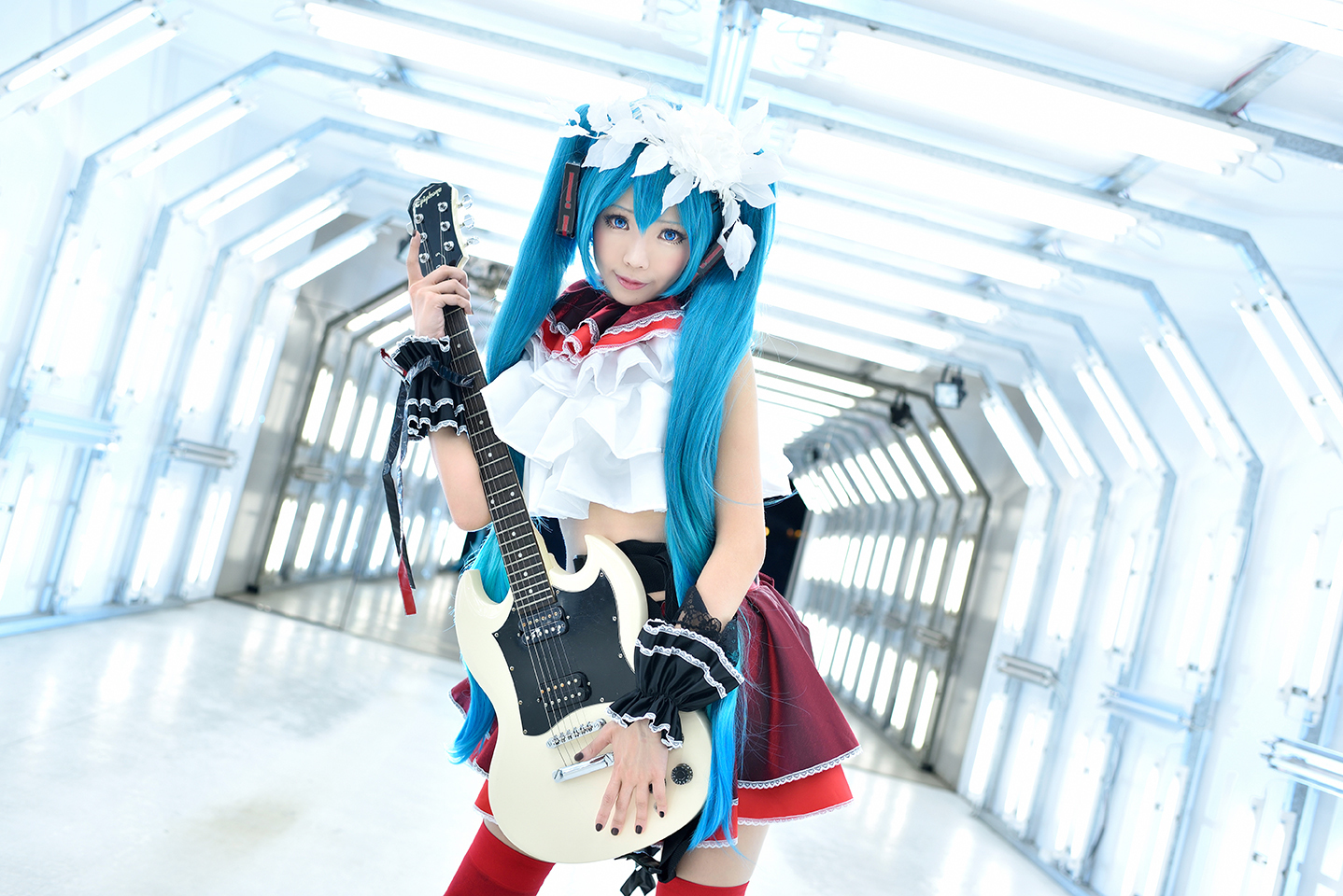 Cosplay Hatsune Miku. | Пикабу