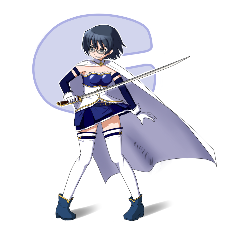 Shizune - Shizune Hakamichi, Katawa Shoujo, Anime Art, Аниме, Не аниме, Визуальная новелла, Mahou Shoujo Madoka Magica