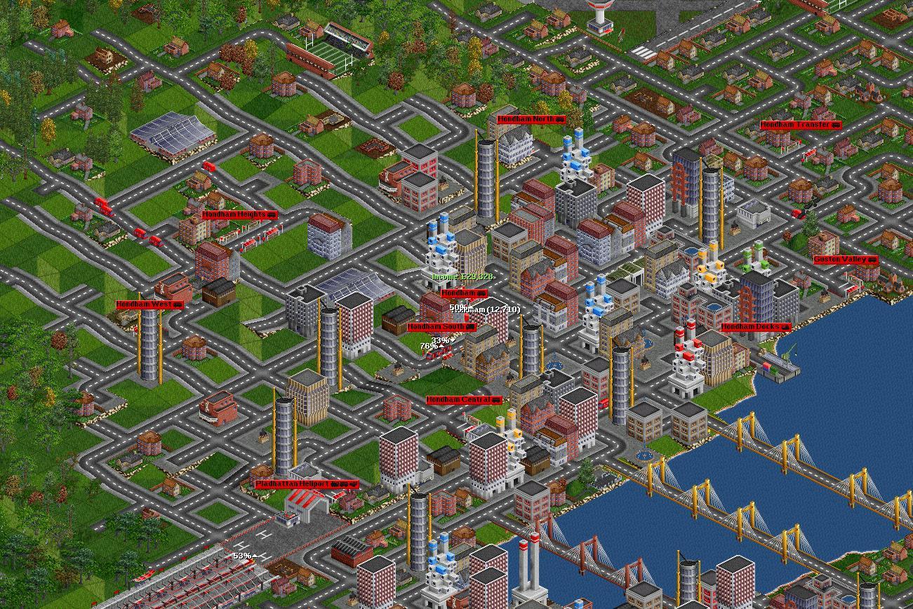 OpenTTD - Моё, Openttd, Transport tycoon