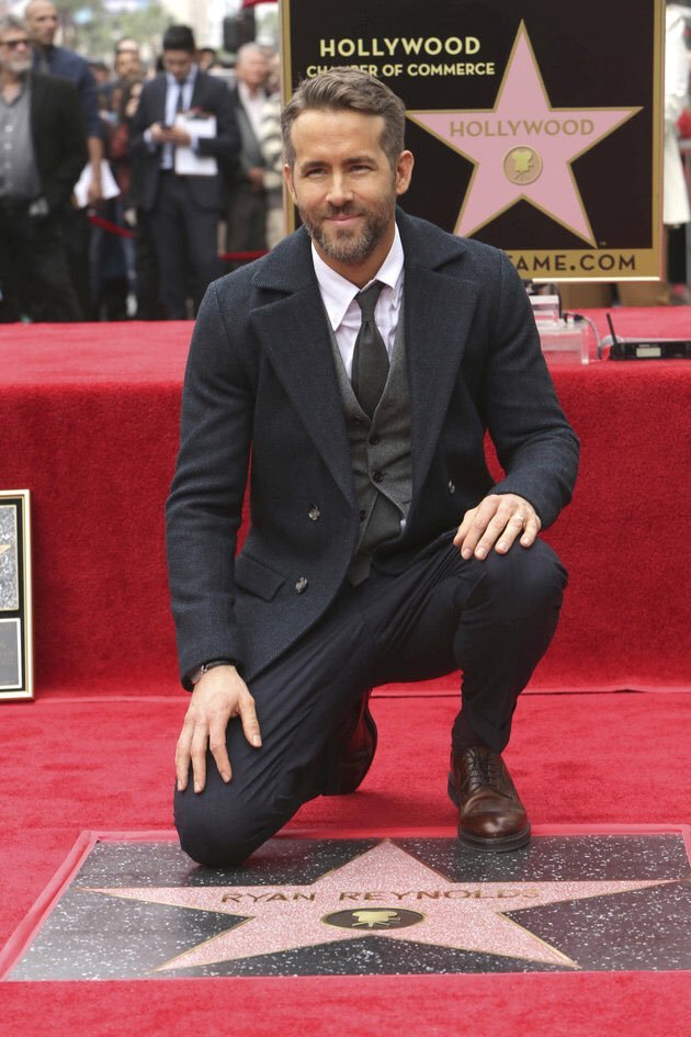 Ryan Reynolds Receives a Star on the Hollywood Walk of Fame - Ryan Reynolds, Glory, Actors and actresses, Longpost