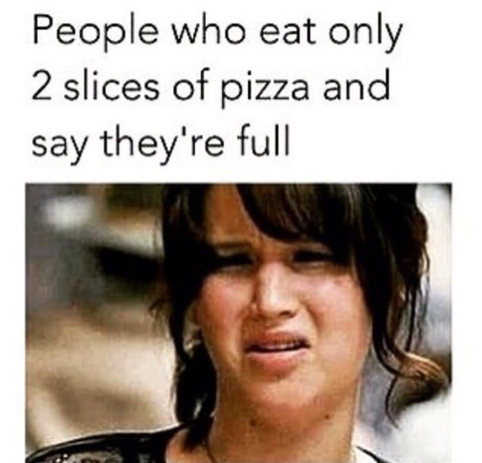 Don't trust them - 9GAG, Translation, Pizza, Food, Picture with text