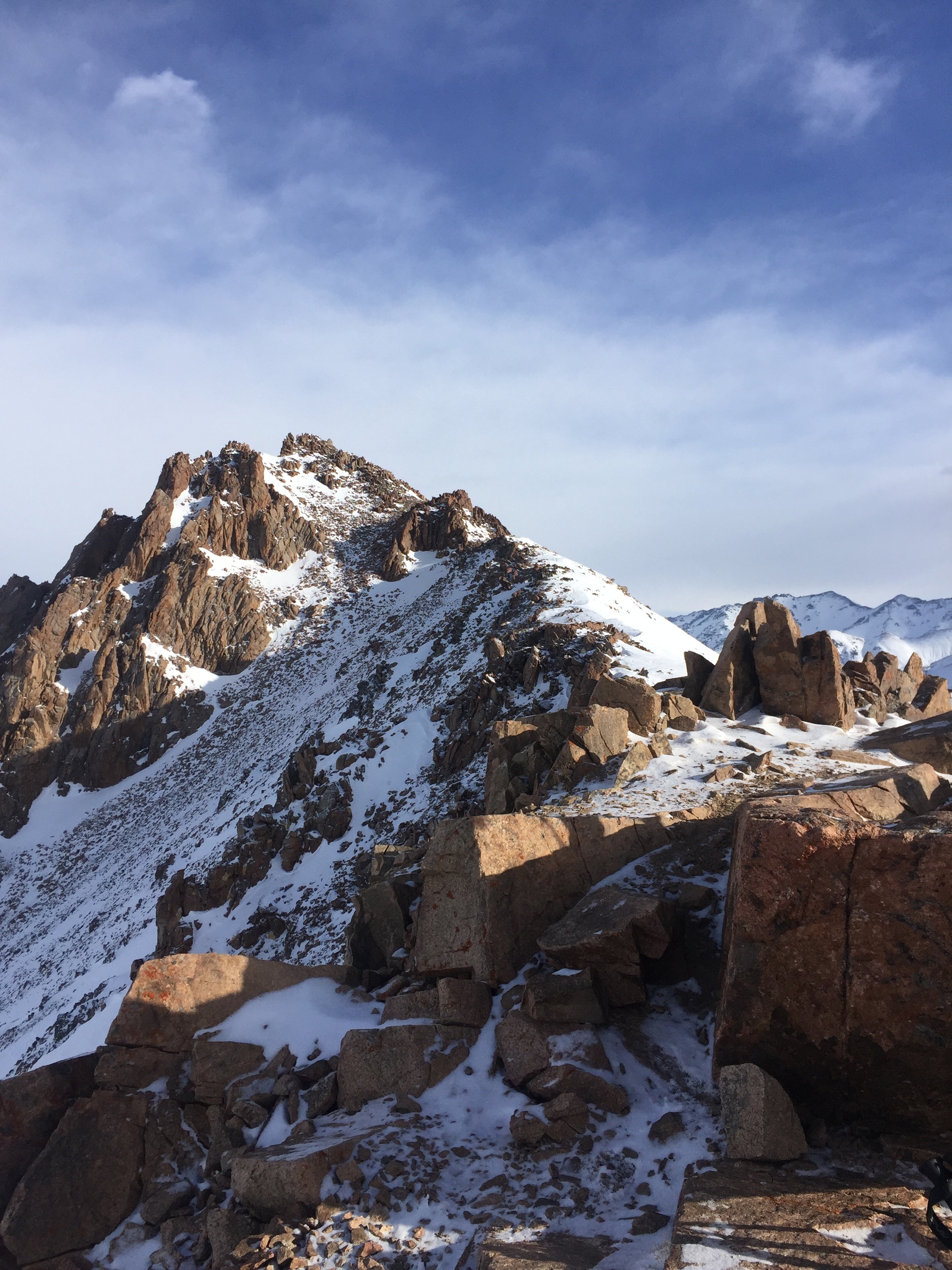 I really want to brag... My first peak is Shimbulak Peak (Chimbulak), 3200 meters, Almaty, Kazakhstan. - My, Chimbulak, Almaty, Hiking, Rise, Longpost