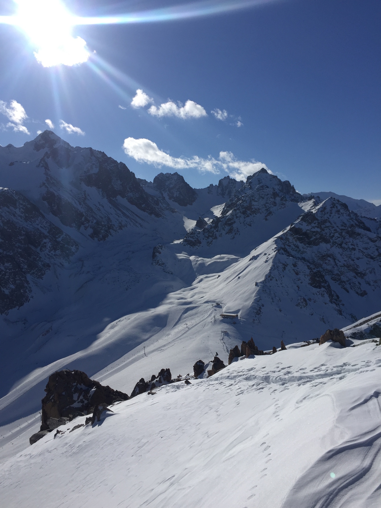 I really want to brag... My first peak is Shimbulak Peak (Chimbulak), 3200 meters, Almaty, Kazakhstan. - My, Chimbulak, Almaty, Hiking, Rise, Longpost