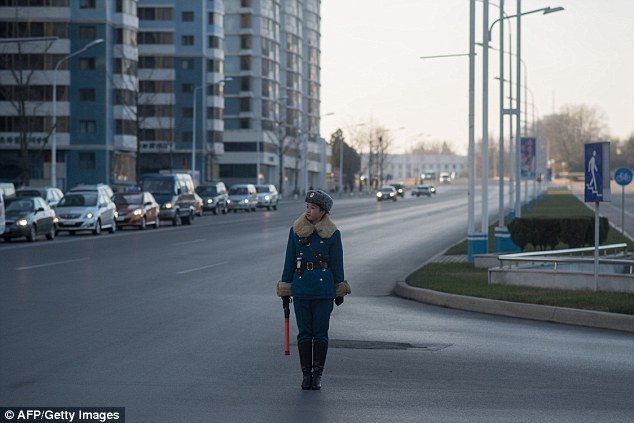 Only girls in the North Korean police - Traffic police, Police, North Korea, Pyongyang, Girls, Longpost