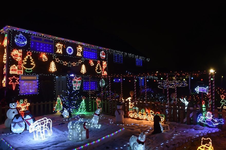 The UK's most decorated houses for the holiday - Christmas, New Year, Holidays, Decoration, House, Longpost