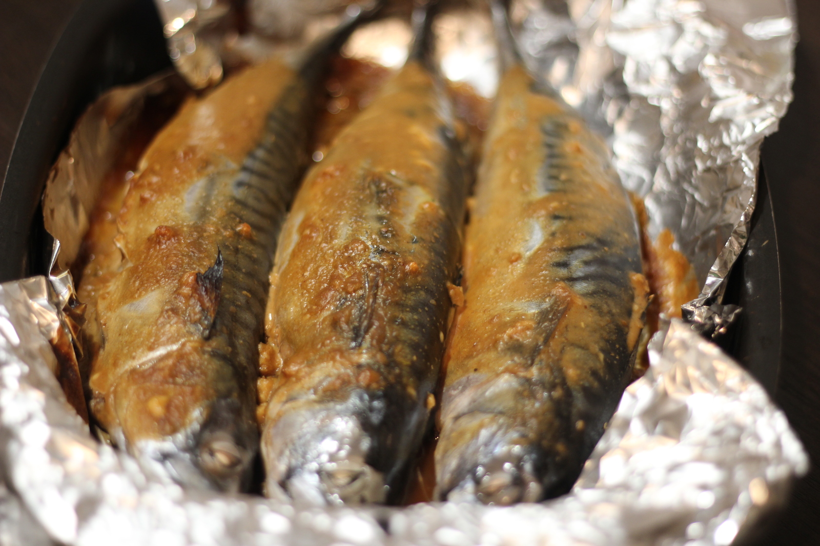 Mackerel Recipe in Mustard Sauce - My, A fish, Mackerel, Recipe, League of Cooking, cat, Longpost, Cooking