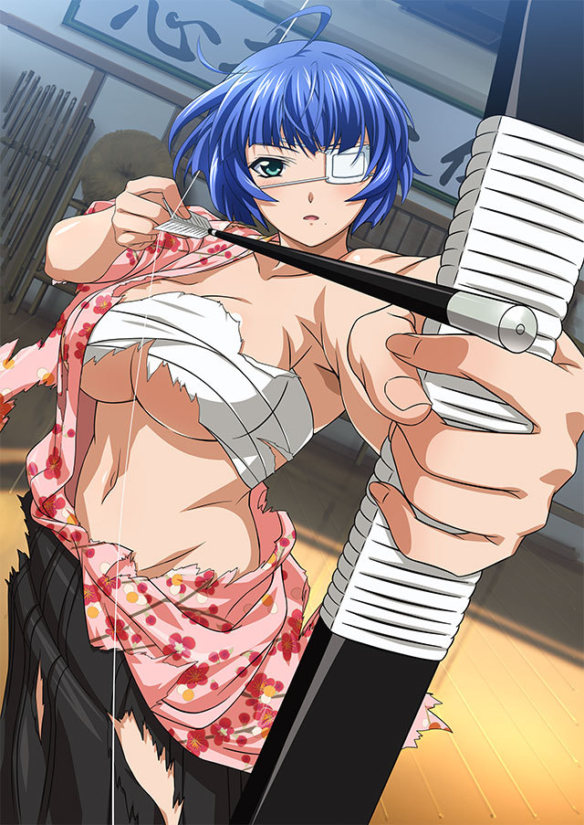 Ryomou Shimei - Аниме, Anime Art, Ikkitousen, Ryomou, Shimei, Ryomou shimei