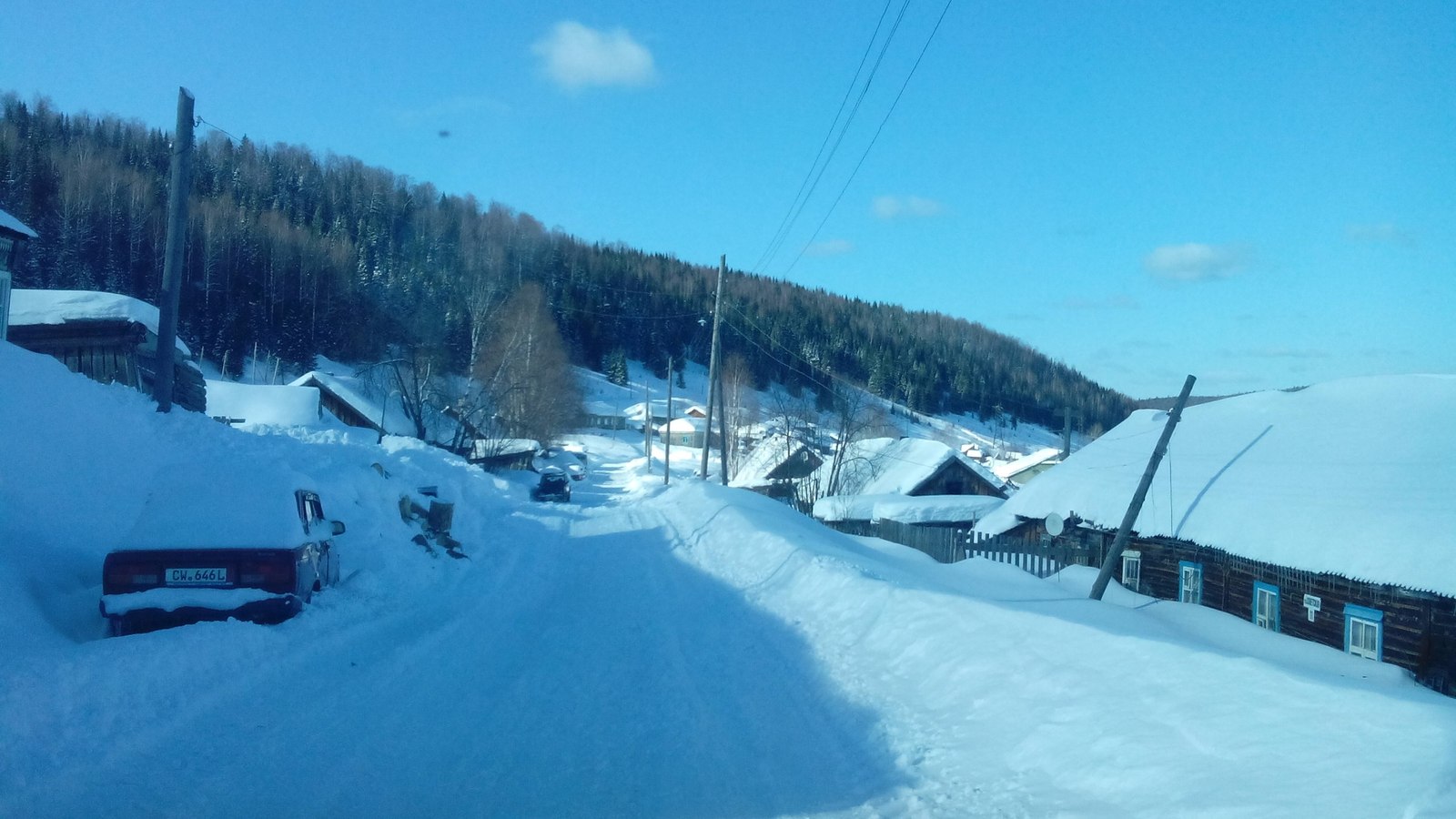 ski history - My, Skis, Perm Territory, Winter, Cold, House, Longpost