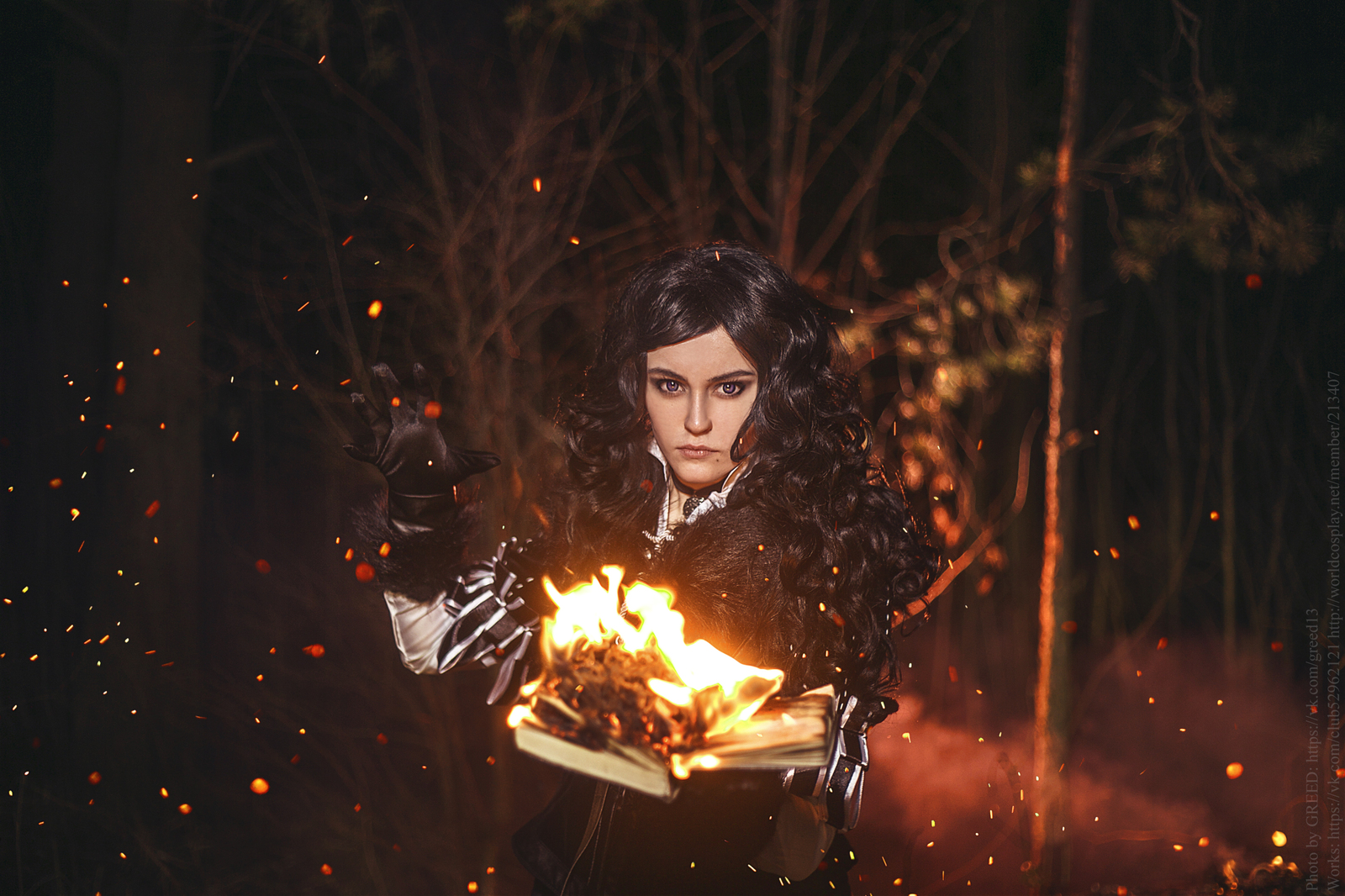 Black-haired beast Yennefer - My, Yennefer, Cosplay, The Witcher 3: Wild Hunt, Witcher, Gamers, Horses, Longpost