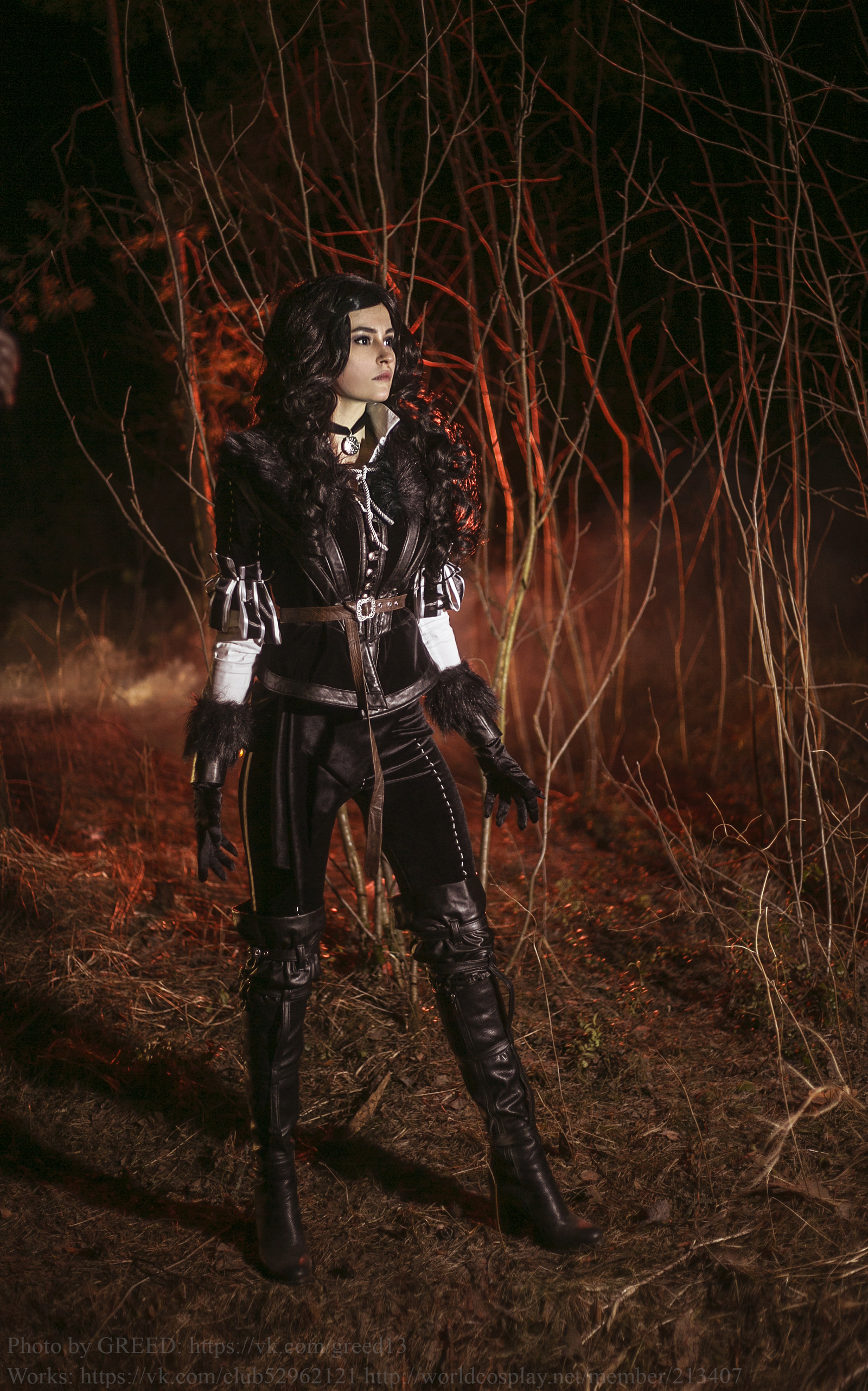 Black-haired beast Yennefer - My, Yennefer, Cosplay, The Witcher 3: Wild Hunt, Witcher, Gamers, Horses, Longpost