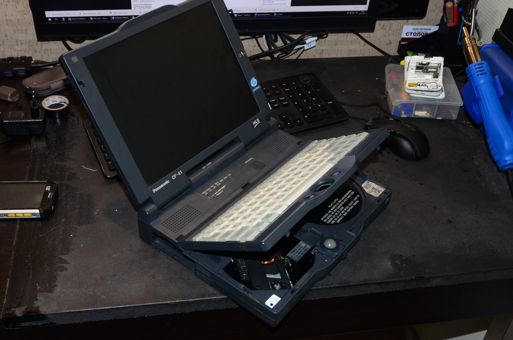 Notebook Panasonic CF 41. Part two - My, Rarity, Doom, Trash, Computer hardware, Longpost