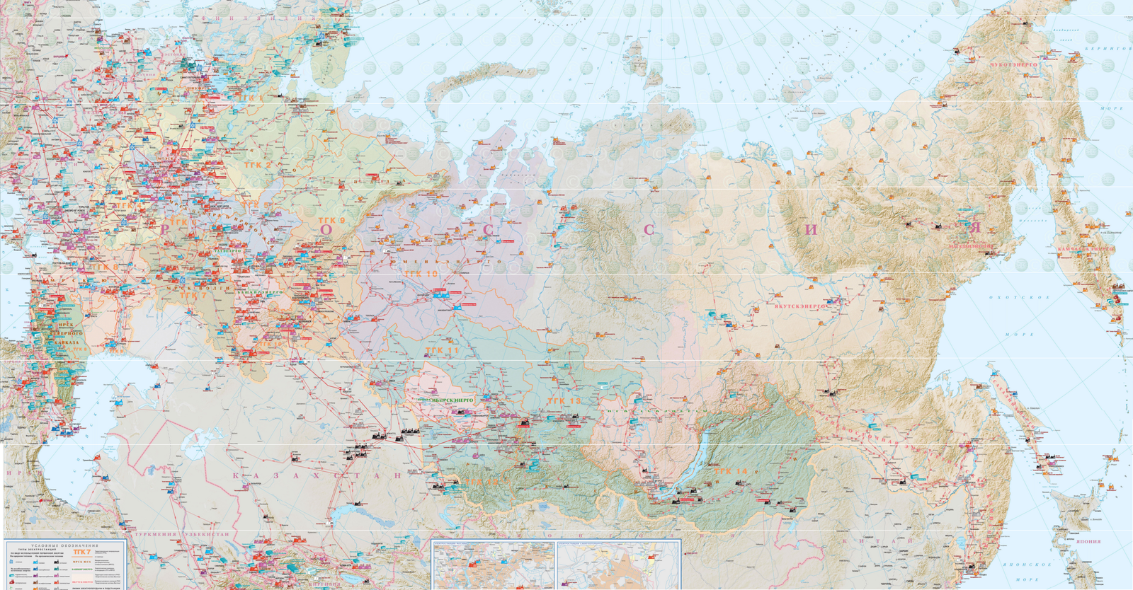 Карта электроэнергетики россии 9 класс