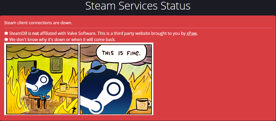 This is fine. - Steam, This is fine