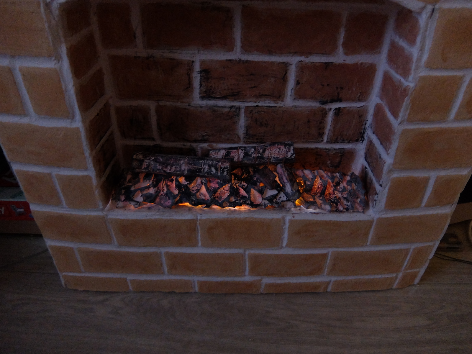 Another false fireplace - My, Rukozhop, Scenery, , New Year, Longpost