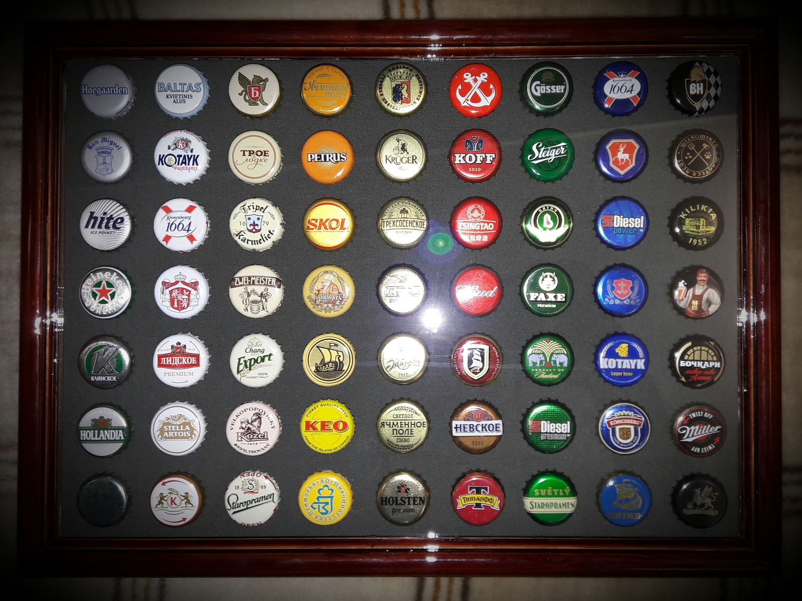 Panel of beer caps - My, Lids, Panel, Decor, My, Collection, Longpost