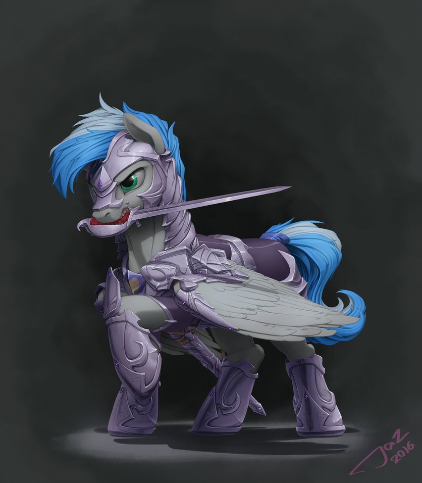 Ready to fight - My little pony, Original character, Art, 1jaz