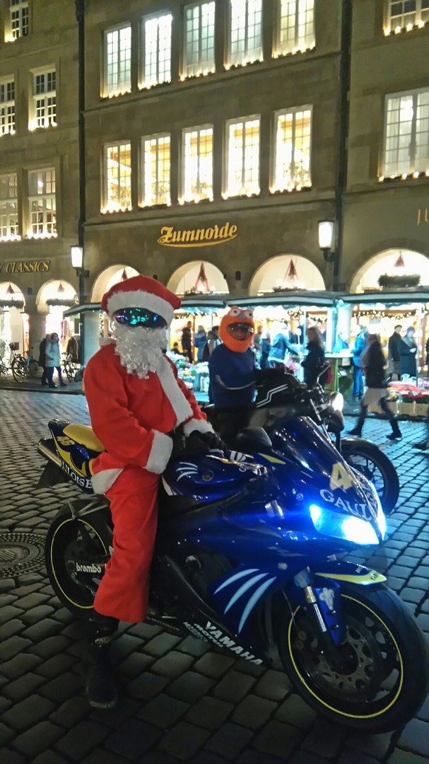 Santa Claus, 21st century version. - My, Moto, , No bonus, Christmas, Santa Claus, Germany