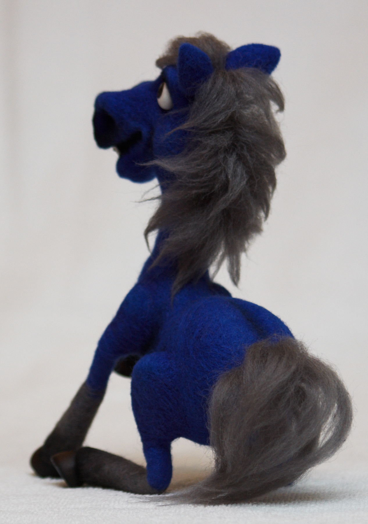 horse - My, Horses, Wool toy, Wallow, Handmade, Creation, Longpost