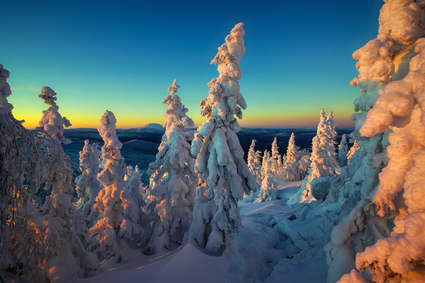 Природа Урала зимой