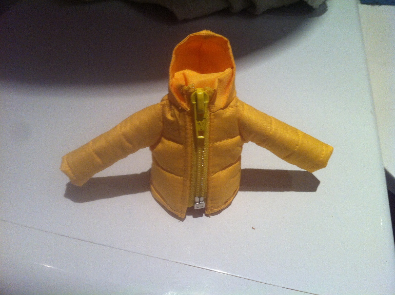 Micro down jacket - My, Needlework, Cloth, Micro, Doll, Longpost