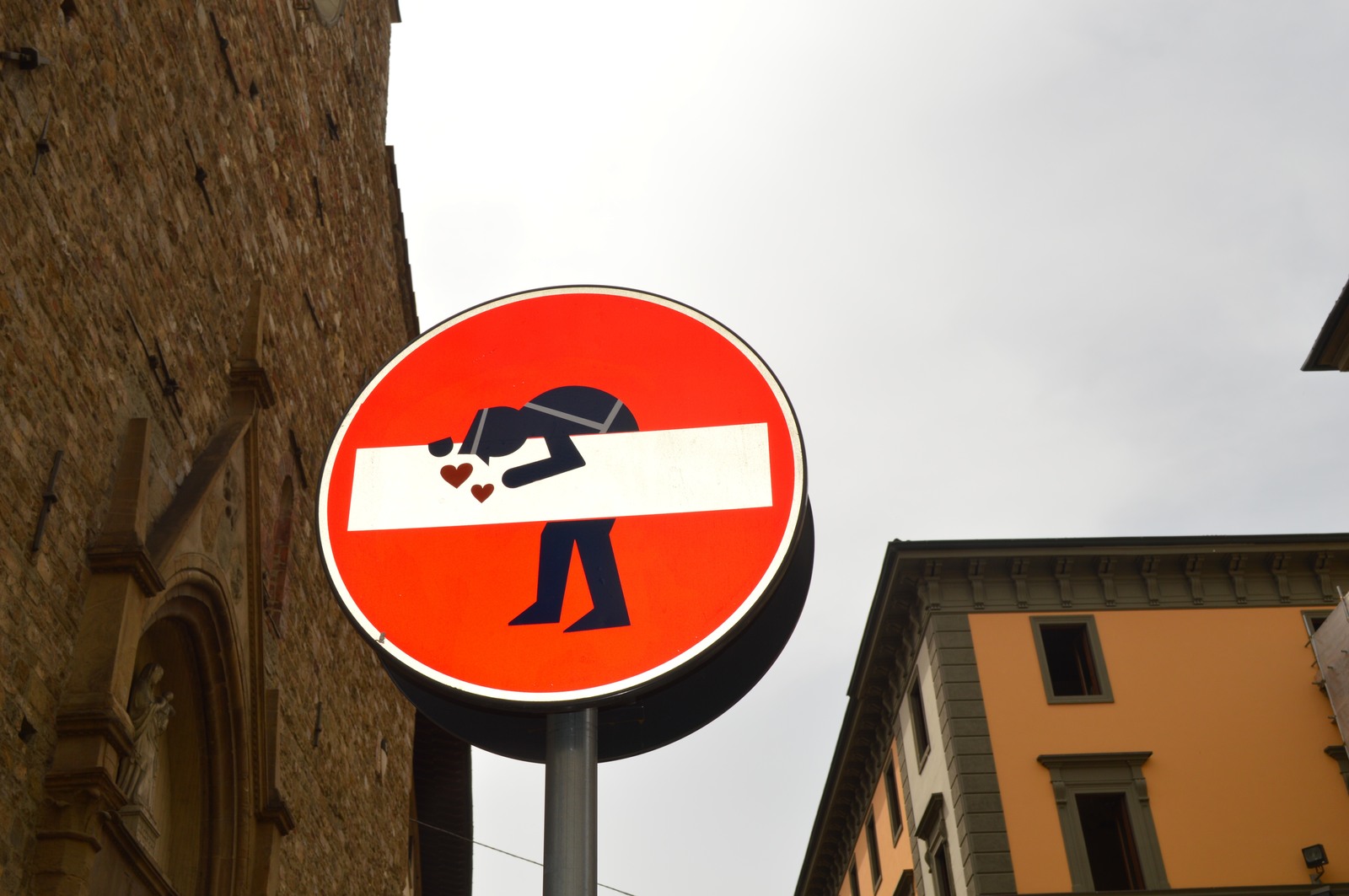 Photo from vacation in Europe. - My, Italy, Florence, Road sign