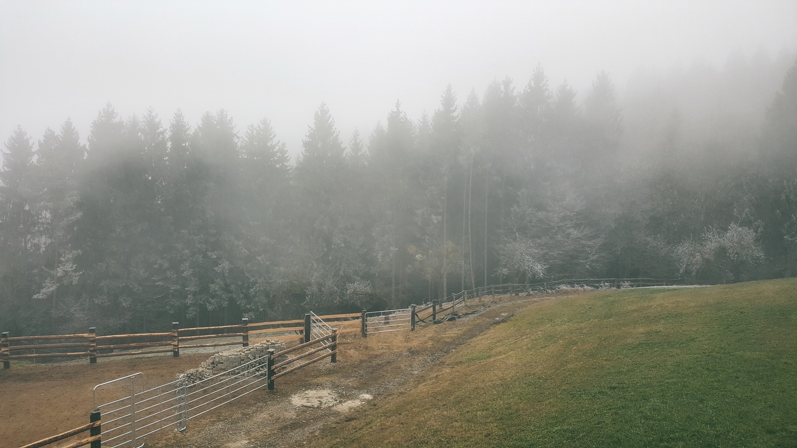 Styria, Austria - My, Fog, Photo, Alps, Austria, The mountains, Nature, Longpost